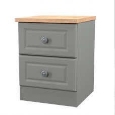 Norfolk 2 Drawer Bedside