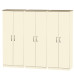 Siena 6 Door Wardrobe Siena 6 Door Wardrobe