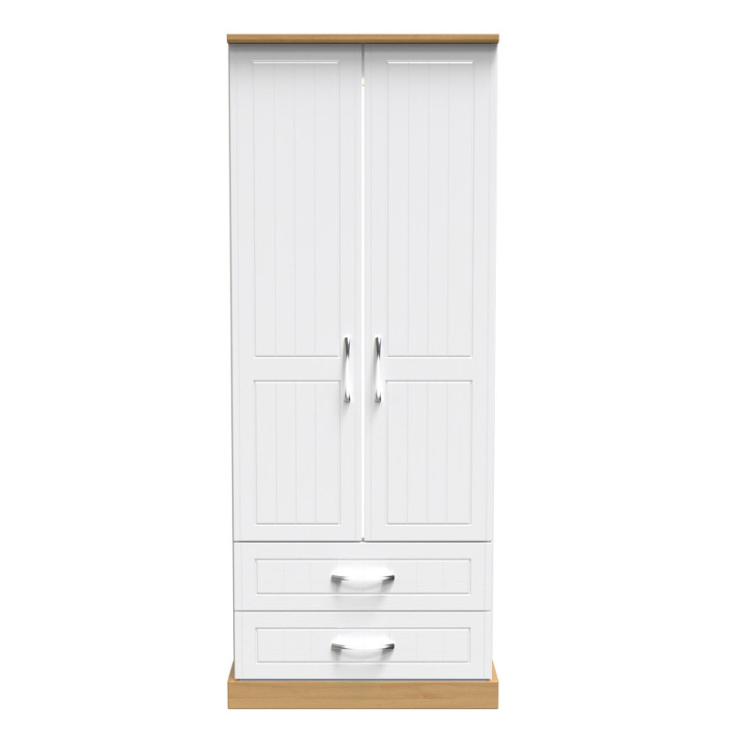 Harlech Tall 2 Drawer Wardrobe Harlech Tall 2 Drawer Wardrobe