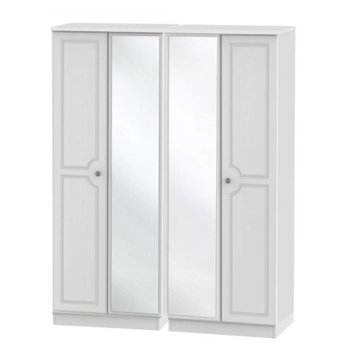 Liberty 4 Door Mirrored Wardrobe