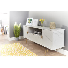 Marble 1 Drawer Coffee Table