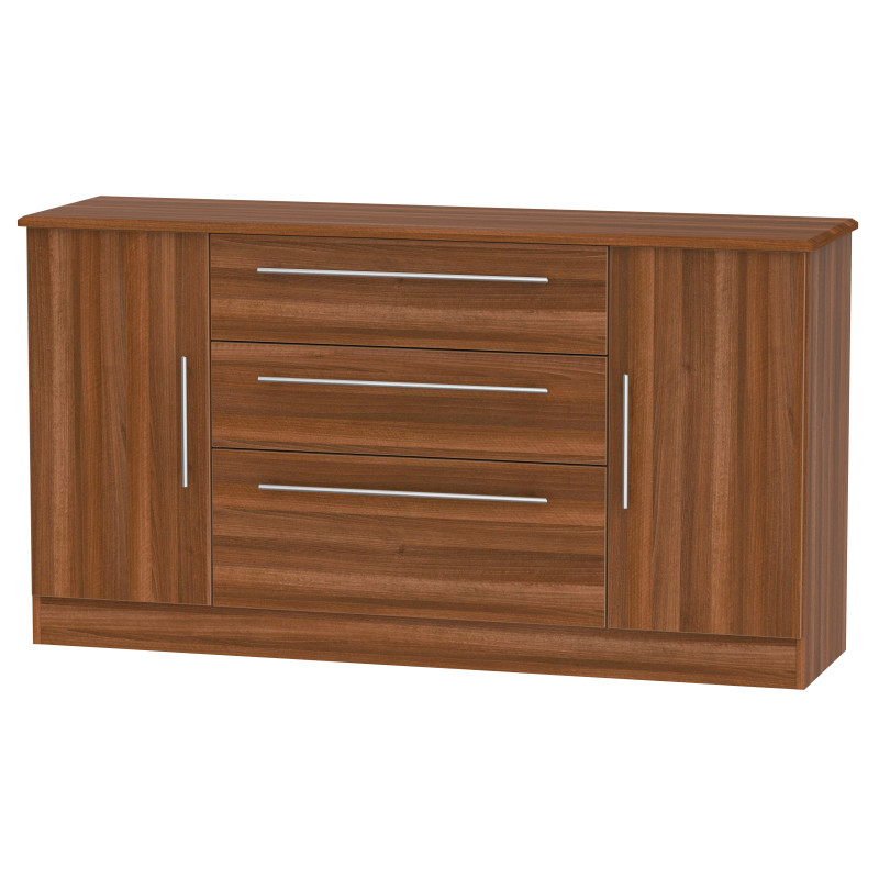 Sherwood 2 Door 3 Drawer Wide Unit