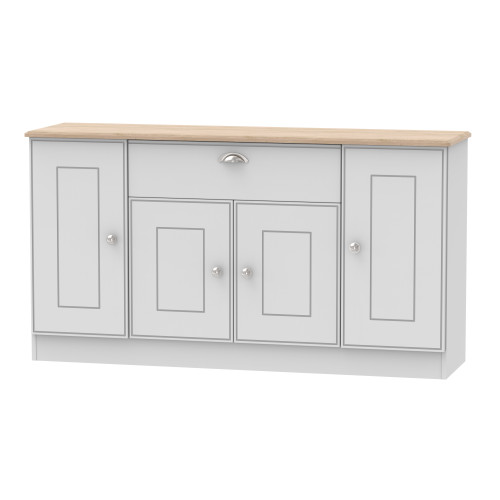 Victoria Wide 4 Door 1 Drawer Unit 