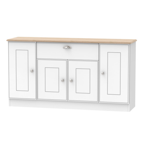 Victoria Wide 4 Door 1 Drawer Unit 