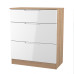 Milan Tall 2 Drawer 3 Piece Set Milan Tall 2 Drawer 3 Piece Set