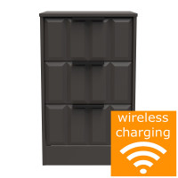 New York 3 Drawer Locker - Wireless Charging