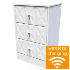 San Jose 3 Drawer Locker - Wireless Charging