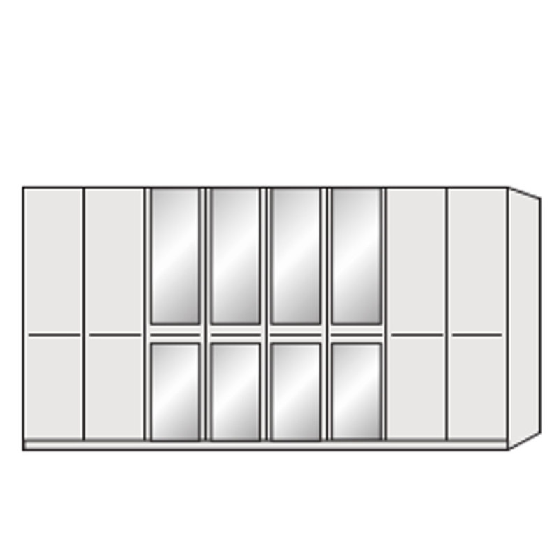 Wiemann Dakar 400cm 8 Door Wardrobe From Wiemann Dakar 400cm 8 Door Wardrobe From