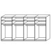 Wiemann Dakar 400cm 8 Door Wardrobe From Wiemann Dakar 400cm 8 Door Wardrobe From