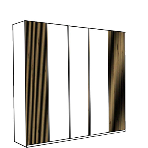 Wiemann Denver 250cm Hinged Door Wardrobe Wiemann Denver 250cm Hinged Door Wardrobe