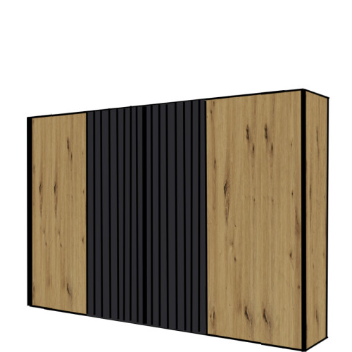 Wiemann Denver 330cm Synchronised Sliding Door Wardrobe 