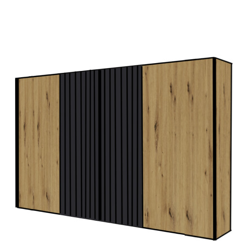 Wiemann Denver 400cm Synchronised Sliding Door Wardrobe 