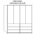 Loft 200cm With Drawers - Matching Carcass Colour 