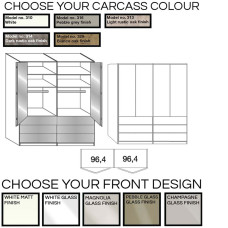 Loft All Drawer 200cm Wardrobe from