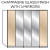 Champagne Glass Finish With 3 Mirrors - Loft 250cm  + £520.00 