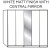 White Matt Front With Centre Mirror - Loft 250cm  + £100.00 