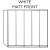 White Matt Front - Loft 250cm 