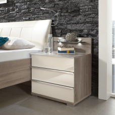 Loft 3 Drawer Bedside Cabinet From