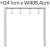Loft 400cm - LED Passe-Partout Frame - H241cm X W406.4cm  + £714.99 