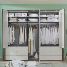 Loft 250cm Outer Drawer Wardrobe from