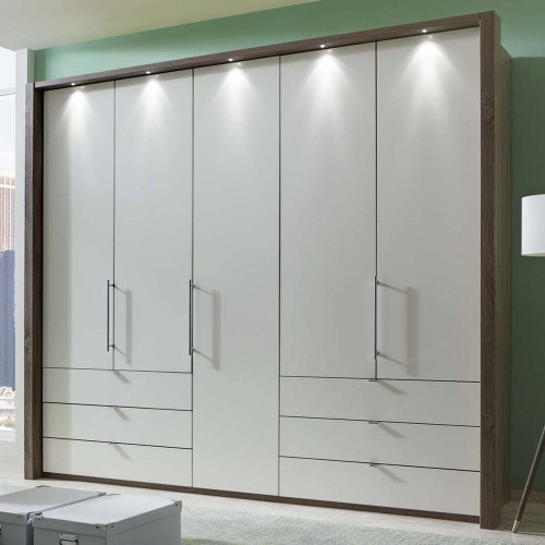 Loft 250cm Outer Drawer Wardrobe from
