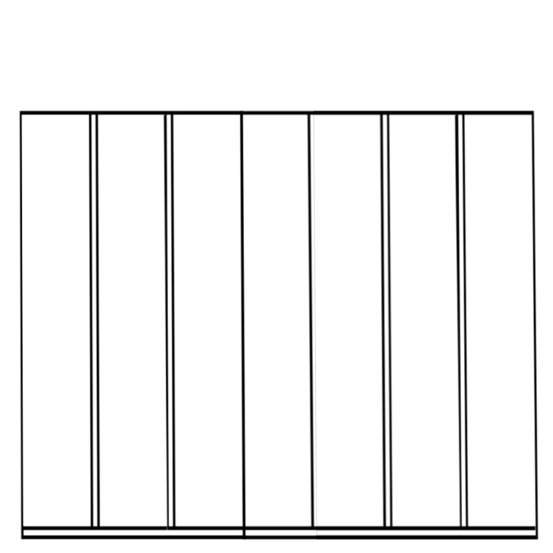 Wiemann Mainau 350cm Hinged Door Wardrobe 