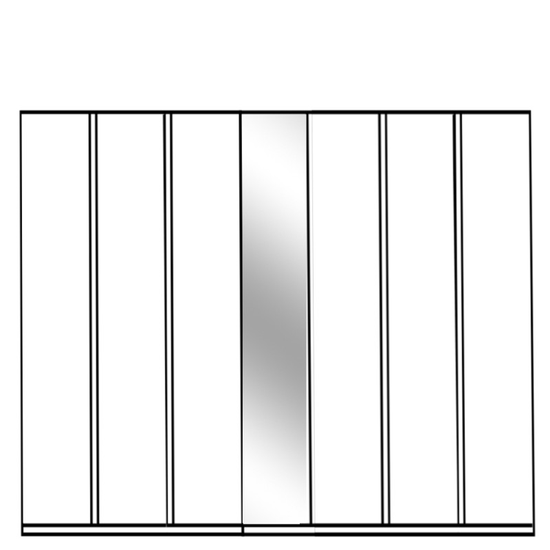 Wiemann Mainau 350cm Hinged Door Wardrobe 