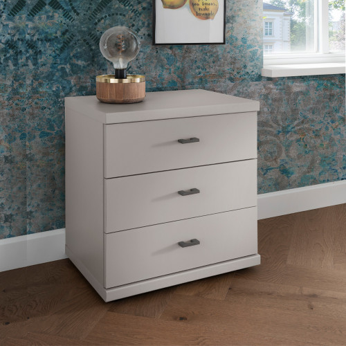 Miami Plus 3 Drawer Bedside Cabinet from Miami Plus 3 Drawer Bedside Cabinet from