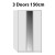 150cm (3 Doors) 