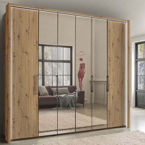 Monaco 6 Door 300cm Wardrobe