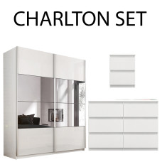 Charlton White Gloss 3 Piece Set