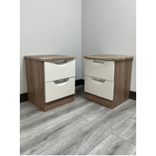 CLEARANCE Pair Of Camden 2 Drawer Bedsides (Wireless Charging)