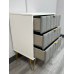 CLEARANCE Cube 3 Drawer Midi Chest - Grey 