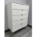 CLEARANCE Diamond White 5 Drawer Chest