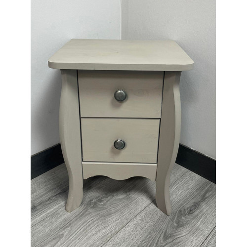 CLEARANCE Grey Hand-Made Bedside Table