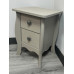 CLEARANCE Grey Hand-Made Bedside Table