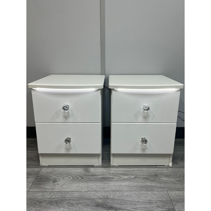 CLEARANCE Pair of Lumiere Bedsides