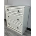 CLEARANCE Pembroke White Ash 3 Drawer Deep Chest