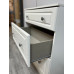 CLEARANCE Pembroke White Ash 3 Drawer Deep Chest