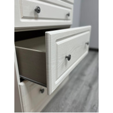 CLEARANCE Pembroke 4 Drawer Deep Chest - White Ash