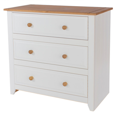 Perth White 3 Drawer Chest Perth White 3 Drawer Chest