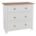 Perth White 3 Drawer Chest Perth White 3 Drawer Chest
