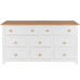 Perth White 6 + 2 Wide Chest Perth White 6 + 2 Wide Chest