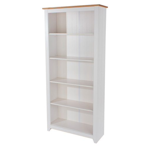 Perth White Tall Bookcase 