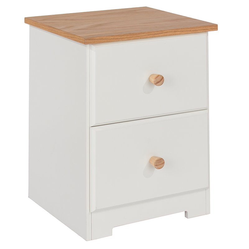 Oban 2 Drawer Bedside Cabinet