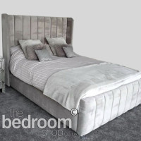 Vertical Winged Ottoman Bedframe from