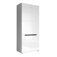 Sapphire Grey Gloss 2 Door Wardrobe