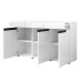 Sapphire White Gloss Sideboard Cabinet
