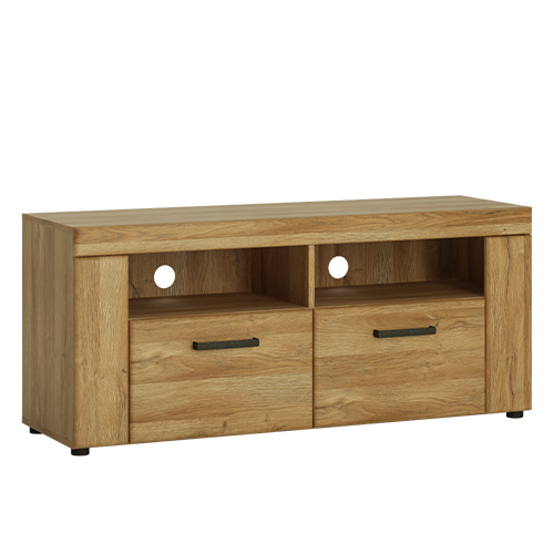 Cortina Oak 2 Drawer TV Cabinet