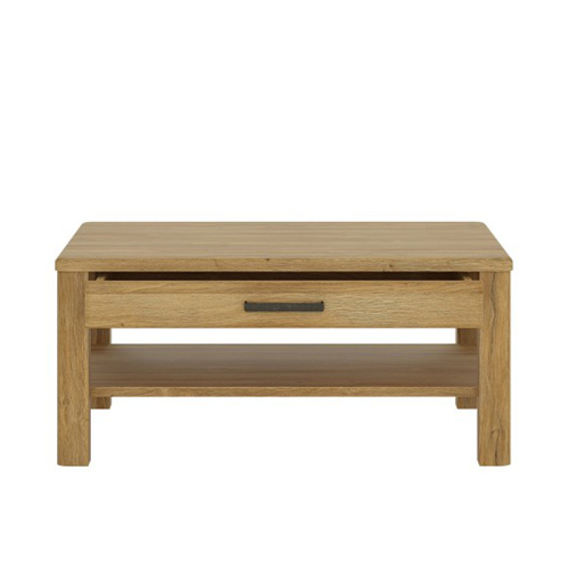 Cortina Oak 1 Drawer Coffee Table 